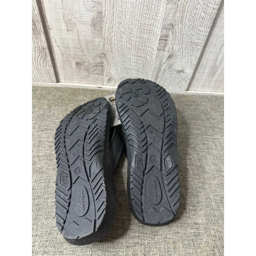 Okabashi Womens Black Flip-Flops Size M EU 38-39 US 7.5-8.5 Ergonomic Sandals - Picture 6 of 7